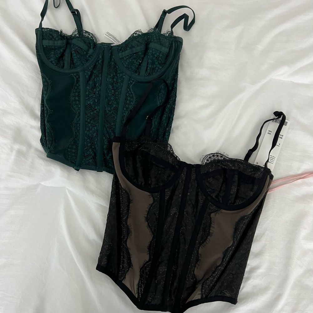 urban outfitters size small out from under corset top shirt